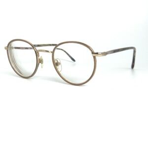 Paul Joe Seaport JAVA 01 Round Metal Eyeglasses Frames 46 20 140 Tortoise 21120